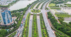 Từ hôm nay, đường gom của đại lộ dài và đẹp nhất Việt Nam chỉ được lưu thông 1 chiều