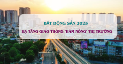 BĐS năm 2025 được 'hâm nóng' bởi loạt dự án giao thông trọng điểm