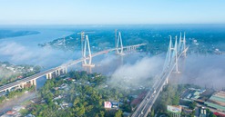 Cầu dây văng đầu tiên của người Việt: Hơn 5.000 tỷ, là tuyến đường quan trọng kết nối 2 tỉnh ĐBSCL