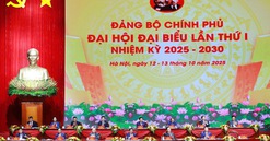 Khai mạc Đại hội đại biểu Đảng bộ Chính phủ lần thứ I