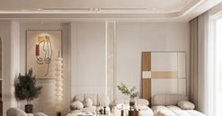 Triết lý 'ít mà tinh tế' của căn hộ thể hiện qua sự hòa quyện giữa tối giản và phong cách Nhật - Bắc Âu