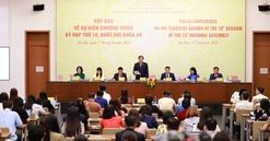 Kỳ họp thứ 10, Quốc hội khóa XV chính thức khai mạc vào sáng ngày 20/10