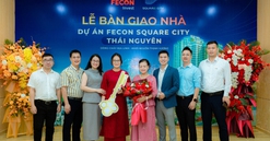 Bàn giao shophouse đầu tiên tại dự án FECON Square City kích hoạt tương lai phồn vinh tại Vạn Xuân, Thái Nguyên