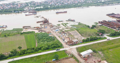 Cây cầu đầu tiên vượt sông Thái Bình, kết nối Bắc Ninh - Hải Phòng bị chậm tiến độ