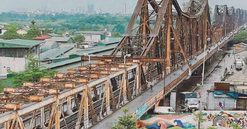 Cây cầu thép có tuổi đời lớn nhất Việt Nam chính thức được sửa chữa