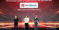 SeABank lần thứ 6 được vinh danh trong Top 50 doanh nghiệp có lợi nhuận xuất sắc nhất Việt Nam năm 2025