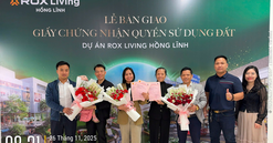 Pháp lý minh bạch, ROX Living Hồng Lĩnh “tạo sóng” thị trường