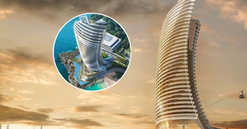 Việt Nam sắp có thêm tòa tháp chọc trời vươn mình ra biển: Bao phủ bởi kính cong phản quang, biểu tượng kiến trúc mới tại đặc khu lớn bậc nhất cả nước