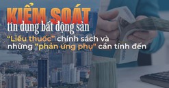 “Nắn dòng” tín dụng vào bất động sản: Cần đúng lực, đúng hướng