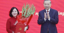 Đồng chí Bùi Thị Minh Hoài giữ chức Bí thư Đảng ủy Mặt trận Tổ quốc, các đoàn thể Trung ương