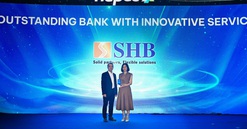 SHB nhận giải Ngân hàng xuất sắc về đổi mới sáng tạo, thúc đẩy tương lai thanh toán không tiền mặt