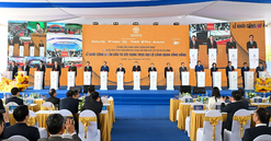 Liên danh Đại Quang Minh - Văn Phú - MIK Group - Thaco - T&T Group - Hòa Phát khởi công Dự án đầu tư xây dựng Trục đại lộ cảnh quan sông Hồng