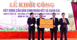 T&T Group tài trợ 5 tỷ đồng xây dựng cầu dân sinh Đoàn kết tại Phú Thọ