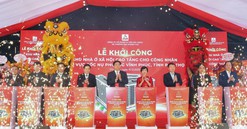 Phú Thọ khởi công thêm 559 căn nhà ở xã hội cho công nhân