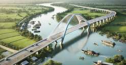 Lỡ hẹn khởi công cầu vượt sông gần 600 tỷ tại Nam Định cũ
