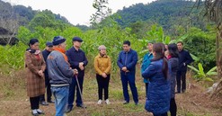 Bí thư Tỉnh ủy khảo sát việc triển khai xóa nhà tạm, dột nát tại huyện Chợ Đồn