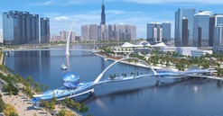 Chỉ hơn tháng nữa, đô thị đặc biệt của Việt Nam sẽ khởi công cầu đi bộ nghìn tỷ mang kiến trúc độc đáo