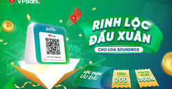 VPBank tặng loa thông báo biến động số dư nhân dịp đầu xuân
