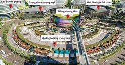 Cận cảnh vòng xoay rộng gấp 10 sân Mỹ Đình, chứa ga metro tại tỉnh giàu nhất Việt Nam