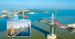 Cầu vượt biển nghìn tỷ dài nhất miền Trung ở TP trực thuộc Trung ương trẻ nhất Việt Nam: Chỉ 2 tháng nữa hợp long, là công trình giao thông cấp đặc biệt