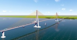 Cầu dây văng lớn thứ 2 Việt Nam do liên danh Đèo Cả thực hiện gặp khó, lùi lịch hoàn thành 2 năm