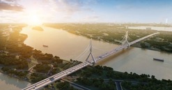 Khu vực tả ngạn con sông lớn nhất miền Bắc với 10 cây cầu, biến 2 quận ngoại thành Thủ đô thành trung tâm kinh tế mới