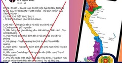 Công an đưa ra khuyến cáo trước nhiều thông tin về sáp nhập tỉnh, thành