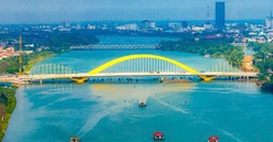 TP. Huế: Cận cảnh cầu Nguyễn Hoàng trước ngày thông xe kỹ thuật