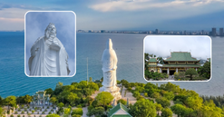 Ngôi chùa sở hữu tượng Phật Quan Âm cao nhất Việt Nam: Nơi vô cùng linh thiêng, nằm trên bán đảo thơ mộng tại TP đáng sống nhất thế giới