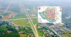 Giá đất nền tại đô thị vệ tinh lớn nhất Thủ đô 'tăng nóng' nhờ hạ tầng bứt tốc