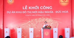 Vingroup khởi công dự án Vinhomes Green City tại Long An