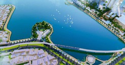 Sắp có một sân khấu nhạc nước khổng lồ trên 'lá phổi xanh' lớn nhất quận Đống Đa
