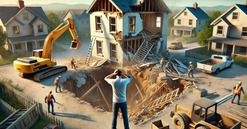 Đào móng xây nhà 7 tầng làm sập nhà hàng xóm sẽ phải bồi thường thiệt hại như thế nào?