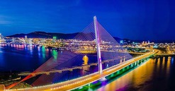 Cầu dây văng đầu tiên của Việt Nam: Niềm tự hào kiến trúc cánh buồm lập kỷ lục gối trụ lớn nhất thế giới