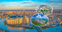 Nếu sáp nhập, đây sẽ là TP trực thuộc Trung ương hội tụ '3 nhất' với quy mô dân số lớn nhất Việt Nam