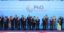 Thủ tướng chủ trì lễ đón các đoàn khách quốc tế dự Hội nghị Thượng đỉnh P4G