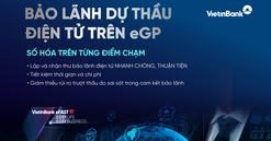 VietinBank tiên phong triển khai bảo lãnh dự thầu điện tử trên eGP