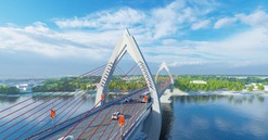 Cây cầu dây văng nghìn tỷ bắc qua sông Đào sẽ mang tên cổ của TP. Nam Định