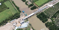 Chỉ ít tuần nữa, cây cầu nghìn tỷ giúp rút ngắn khoảng 80km từ miền Tây đến TP. HCM sẽ hoàn thiện