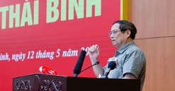 Thủ tướng: Thái Bình cần lấn biển và làm ngay tuyến đường 10 làn kết nối với Hưng Yên