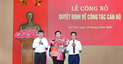 Ông Nguyễn Công Thành - Phó Tổng Biên tập Báo Hà Tĩnh được bổ nhiệm giữ chức vụ Phó Giám đốc Sở VH-TT&DL Hà Tĩnh
