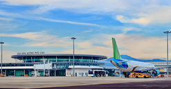 Một sân bay ở miền Trung xuất hiện vết nứt ở đường băng