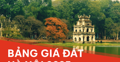 Cập nhật bảng giá đất Hà Nội 2025 mới nhất