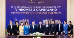 Vinhomes và CapitaLand Development hợp tác chiến lược toàn diện trong lĩnh vực bất động sản