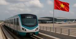 Dự án tuyến metro 3,5 tỷ USD kết nối hai sân bay lớn nhất Việt Nam đạt cột mốc quan trọng