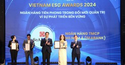 SeABank được vinh danh “Ngân hàng tiên phong trong đổi mới quản trị vì sự phát triển bền vững” tại Vietnam ESG Awards