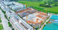 Hà Nội: Hình ảnh tiến độ thi công 2 dự án nhà ở xã hội ở huyện Đông Anh