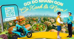 Ra mắt dịch vụ giao đồ ăn - Xanh SM ngon