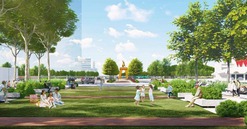 Ngay trước công trình hơn 100 năm tuổi của TP. HCM sẽ có không gian công cộng rộng lớn như quảng trường Thời Đại ở New York
