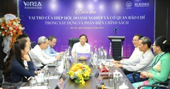 Diễn đàn “Vai trò của Hiệp hội, Doanh nghiệp và Cơ quan báo chí trong xây dựng và phản biện chính sách”